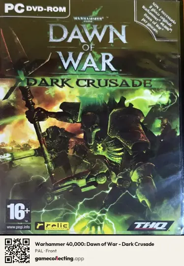 Warhammer 40,000: Dawn of War - Dark Crusade Computer, PAL box front