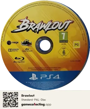 Brawlout PlayStation 4, PAL disc