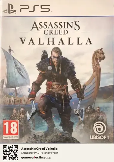 Assassin's Creed Valhalla PlayStation 5, Poland box front
