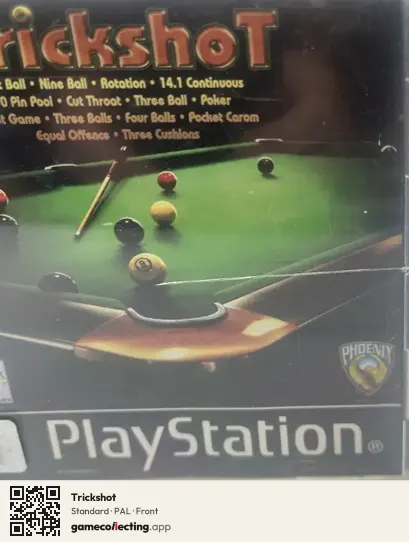 Trickshot PlayStation, PAL box front