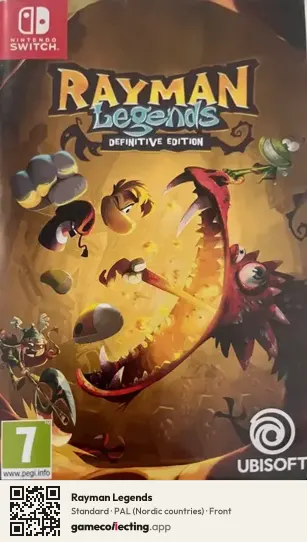 Rayman Legends Nintendo Switch, Nordic countries box front