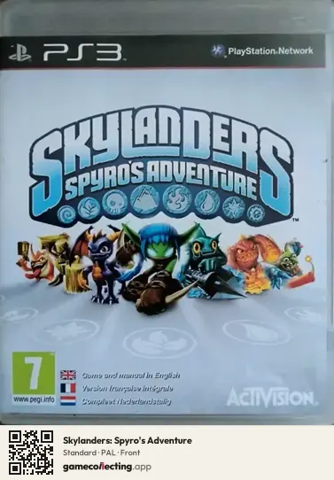 Skylanders: Spyro's Adventure PlayStation 3, PAL box front