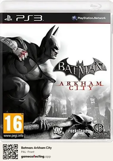 Batman: Arkham City PlayStation 3, PAL box front