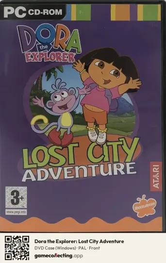 Dora the Explorer: Lost City Adventure Computer, PAL box front