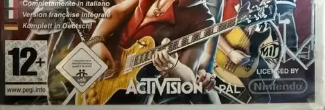 Guitar Hero: Aerosmith, the PEGI square on its front
