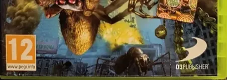 Earth Defense Force 2025, the PEGI square on its front