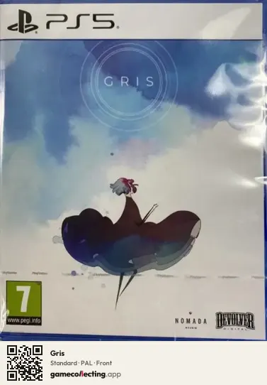 Gris PlayStation 5, PAL box front