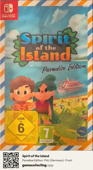 Spirit of the Island Nintendo Switch, Germany box front