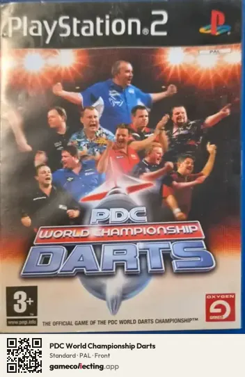 PDC World Championship Darts PlayStation 2, PAL box front