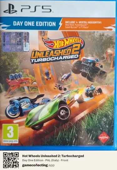 Hot Wheels Unleashed 2: Turbocharged PlayStation 5, Italy box front