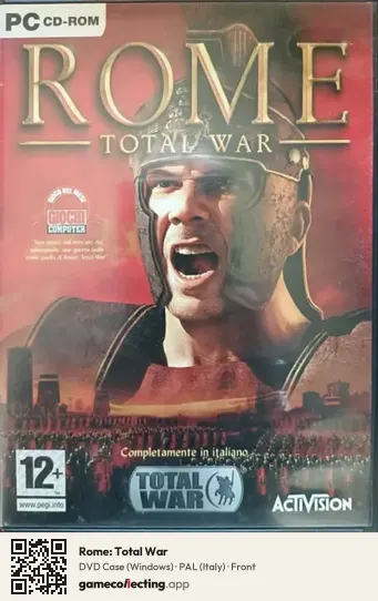 Rome: Total War Computer, Italy box front