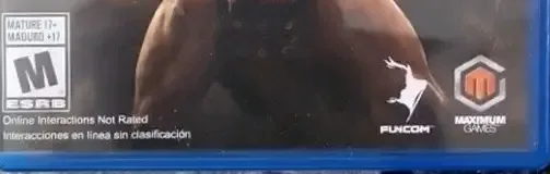 Conan Exiles, the ESRB box on its front