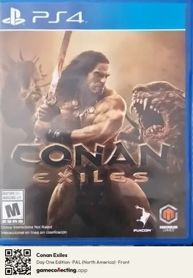 Conan Exiles PlayStation 4, North America box front