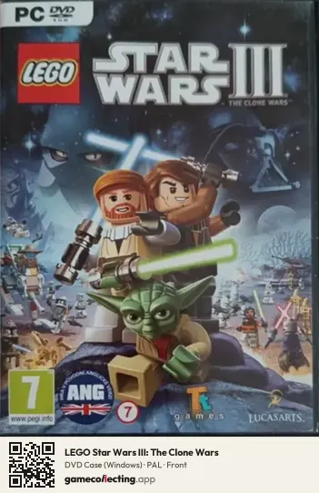LEGO Star Wars III: The Clone Wars Computer, PAL box front