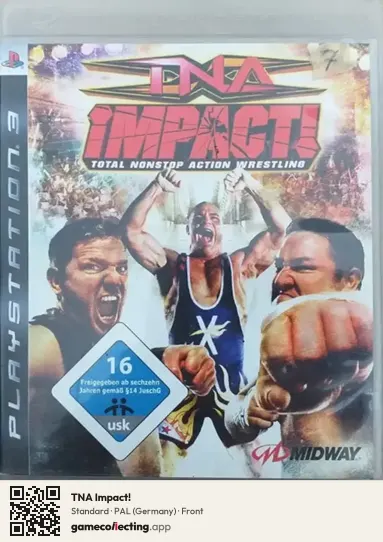 TNA Impact! PlayStation 3, Germany box front