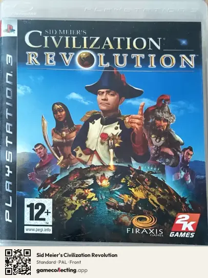 Sid Meier's Civilization Revolution PlayStation 3, PAL box front