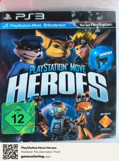 PlayStation Move Heroes PlayStation 3, Germany box front