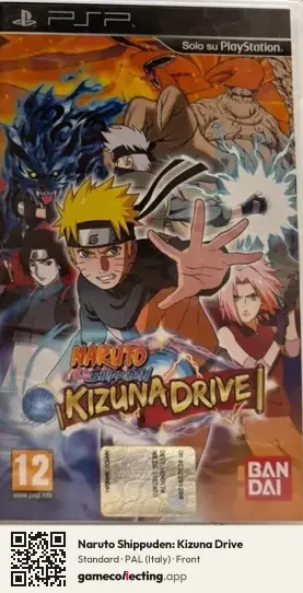 Naruto Shippuden: Kizuna Drive PlayStation Portable, Italy box front