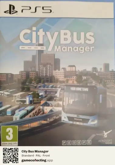 City Bus Manager PlayStation 5, PAL box front