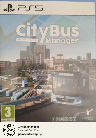 City Bus Manager PlayStation 5, PAL box front
