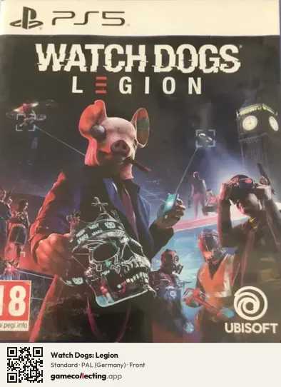 Watch Dogs: Legion PlayStation 5, Germany box front