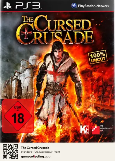 The Cursed Crusade PlayStation 3, Germany box front
