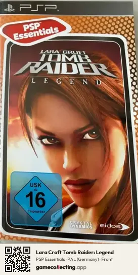 Lara Croft Tomb Raider: Legend PlayStation Portable, Germany box front