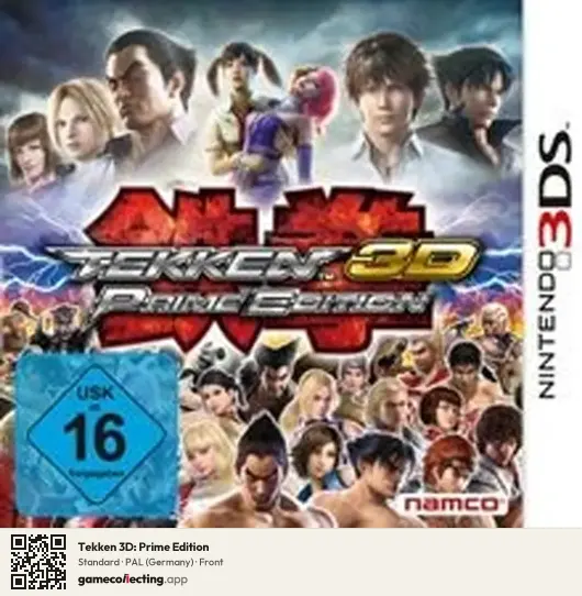 Tekken 3D: Prime Edition Nintendo 3DS, Germany box front