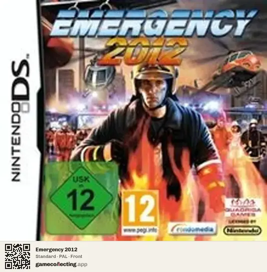 Emergency 2012 Nintendo DS, PAL box front
