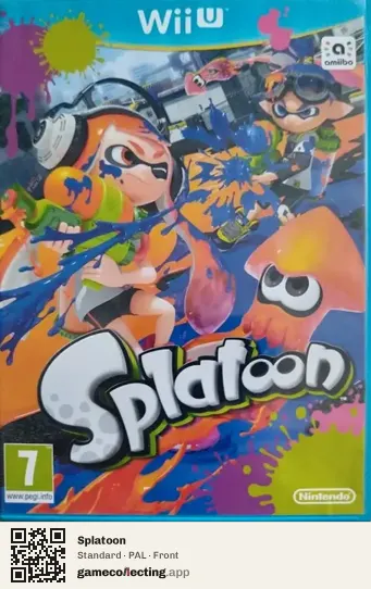 Splatoon Nintendo Wii U, PAL box front