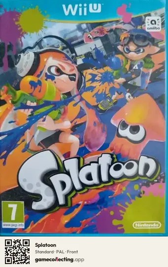 Splatoon Nintendo Wii U, PAL box front