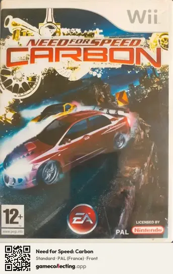 Need for Speed: Carbon Nintendo Wii, France box front