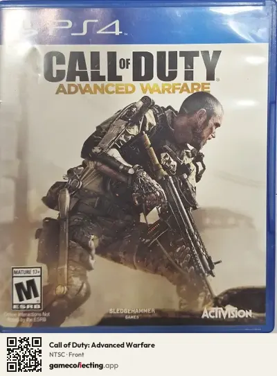 Call of Duty: Advanced Warfare PlayStation 4, NTSC box front