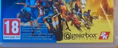 Borderlands Legendary Collection, the PEGI square on its front