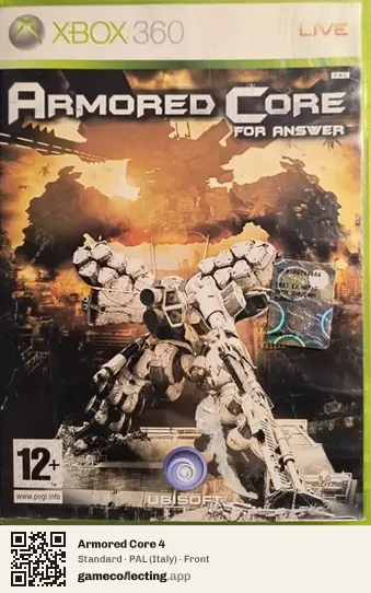 Armored Core 4 Xbox 360, Italy box front