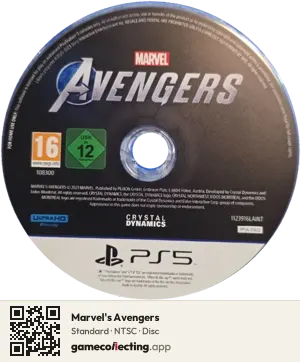 Marvel's Avengers PlayStation 5, NTSC disc