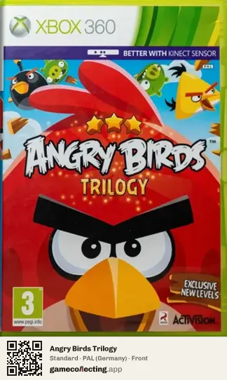 Angry Birds Trilogy Xbox 360, Germany box front