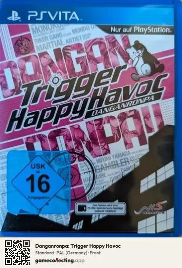 Danganronpa: Trigger Happy Havoc PlayStation Vita, Germany box front