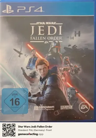 Star Wars Jedi: Fallen Order PlayStation 4, Germany box front