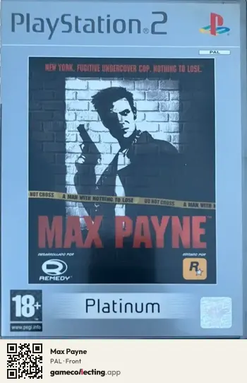 Max Payne PlayStation 2, PAL box front