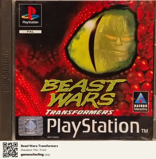 Beast Wars: Transformers PlayStation, PAL box front