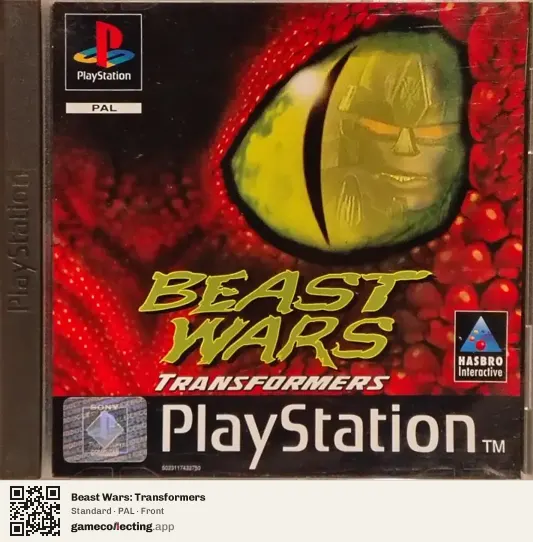 Beast Wars: Transformers PlayStation, PAL box front