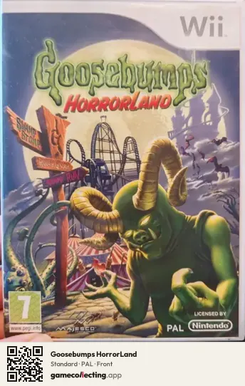 Goosebumps HorrorLand Nintendo Wii, PAL box front