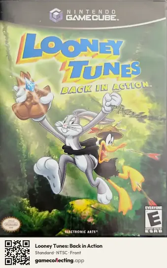 Looney Tunes: Back in Action Nintendo GameCube, NTSC box front
