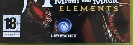 Dark Messiah of Might and Magic: Elements, the PEGI square on its front