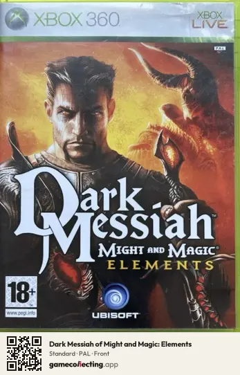 Dark Messiah of Might and Magic: Elements Xbox 360, PAL box front