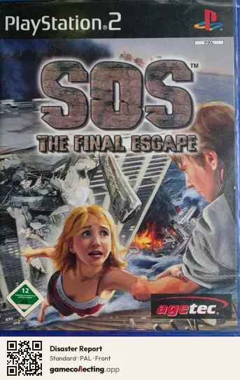 Disaster Report PlayStation 2, PAL box front