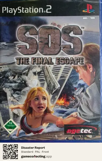 Disaster Report PlayStation 2, PAL box front