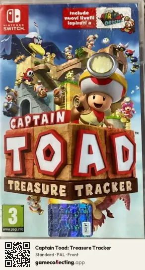 Captain Toad: Treasure Tracker Nintendo Switch, PAL box front