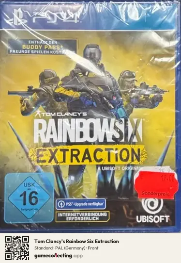 Tom Clancy's Rainbow Six Extraction PlayStation 4, Germany box front